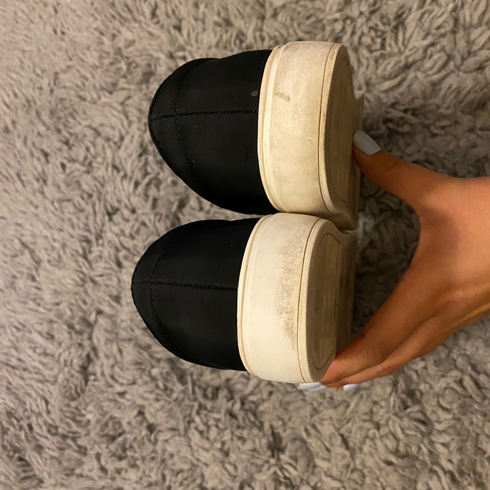 Black and white Aldo slip on sneakers - Picture 7 of 13